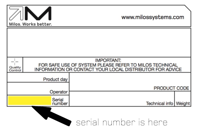 Where can I find the serial number?